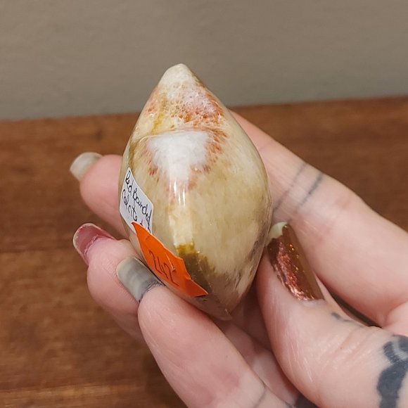 🔥 Sale 🔥 Red Banded Calcite Puffer Heart - Final Price - Picture 6 of 14